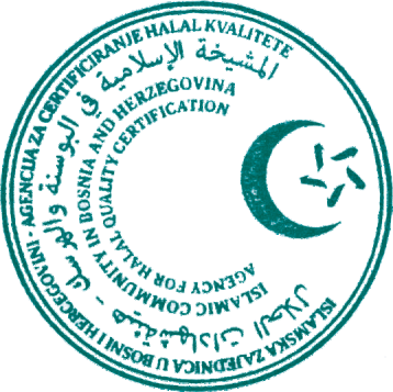 Pečat Agencije za certificiranje halal kvalitete