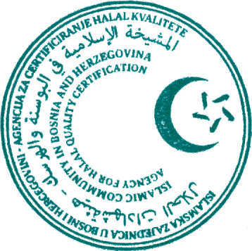 Pečat Agencije za certificiranje halal kvalitete